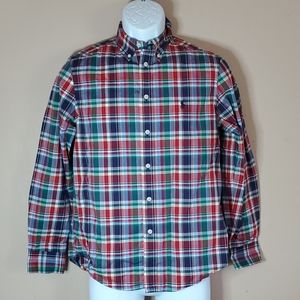Ralph Lauren multicolored button down long-sleeve, large (14/16)